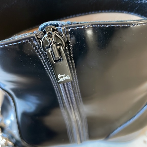 Christian louboutin mayerswing donna 55mm black classic boot bootie sz 39 - Picture 6 of 10